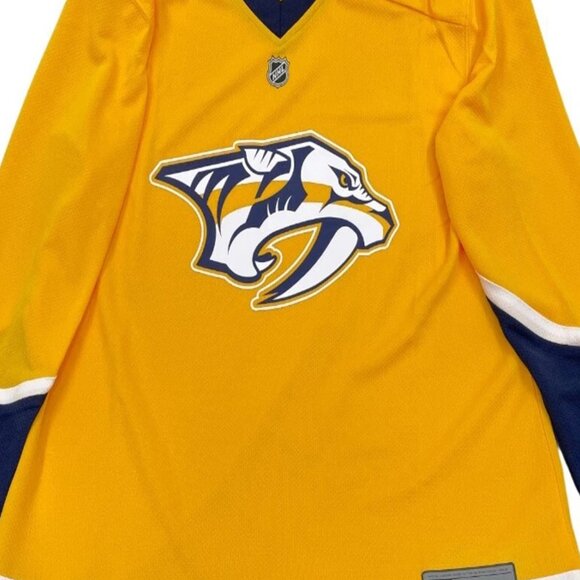 NEW Nashville Predators Home Fanatics NHL Hockey Jersey Boys Youth L/XL - Picture 3 of 8